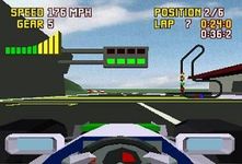 une photo d'Ã©cran de Checkered Flag sur Atari Jaguar